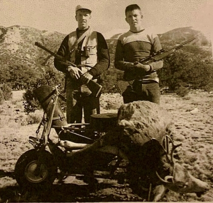 Hugh, after a successful deer hunt with Terry Jones